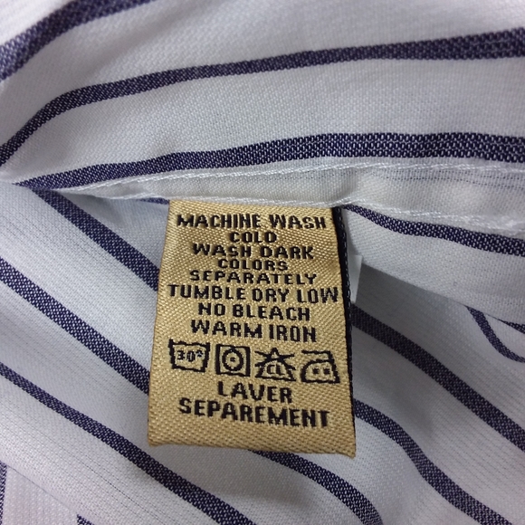 Joey Rodolfo 1879 NWT Men's Dress Shirt Button Front L/S Point Collar Striped - Picture 11 of 11